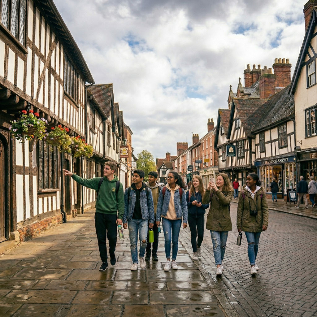 Stratford-upon-Avon, birthplace of Shakespeare